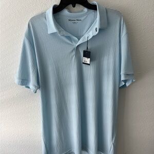 Mizzen+Main Copa Sky Blue Polo Shirt